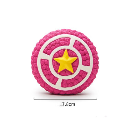 TUGME Rugby Tennis Dog Bite Sounding Ball Pet Toy
