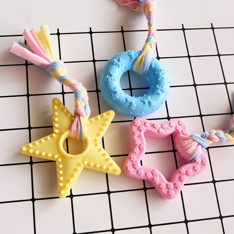 TUGME Non-toxic Pet Dog Puppy Training Toy Chew Rubber Toys
