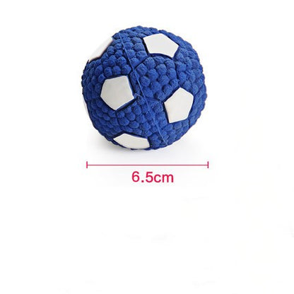 TUGME Rugby Tennis Dog Bite Sounding Ball Pet Toy