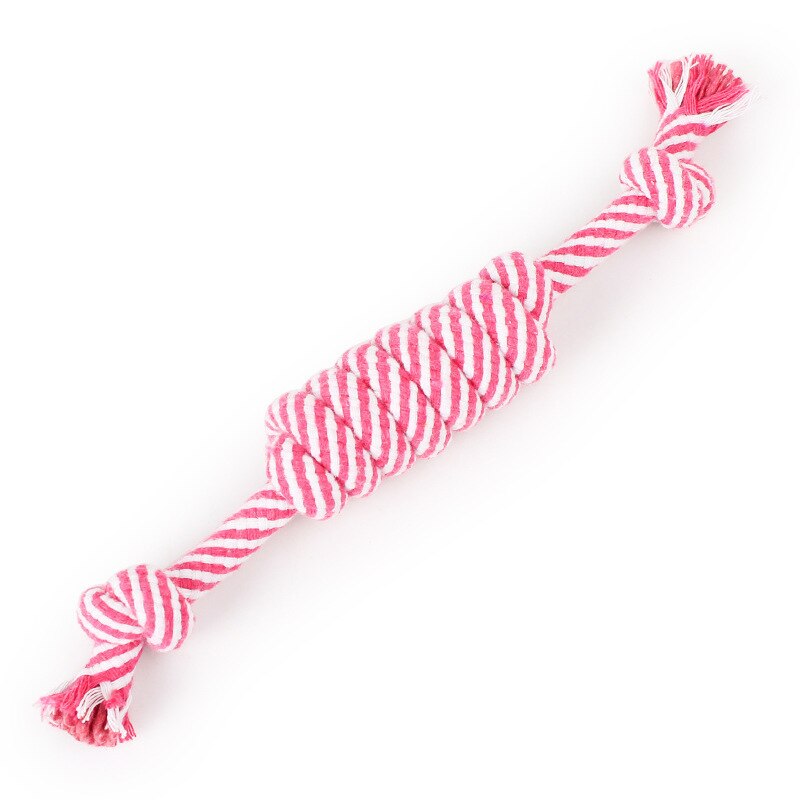 Pet cotton rope toy molar bite rope