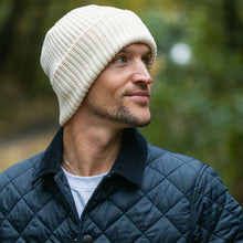 Organic Cotton Beanie - Cream