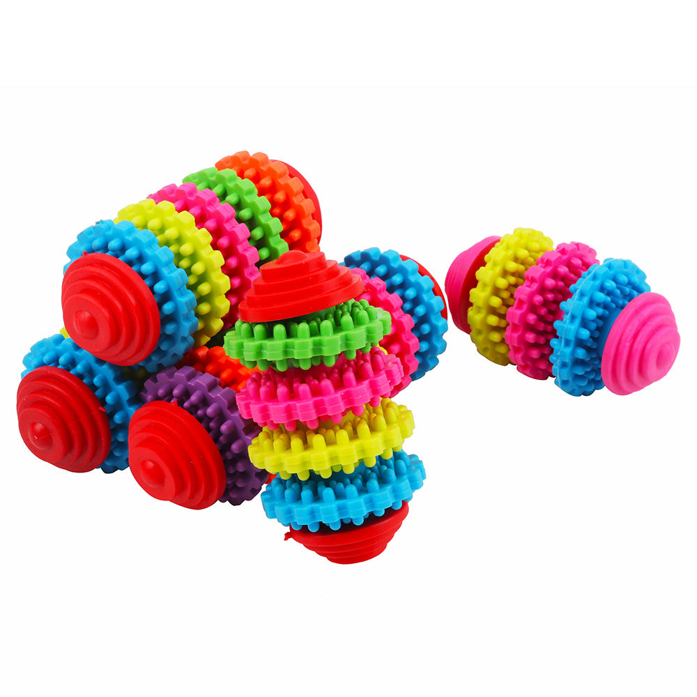 TUGME Colorful swivel pet toy dog molar