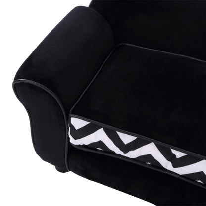 PawHut Dog Sofa Bed For XS-Sized Dogs, Cat Sofa With Soft Cushion, Pet Chair Lounge With Washable Cover, Removable Legs, Wooden Frame