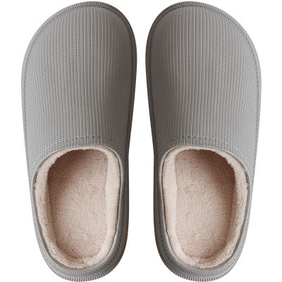 Women's platform outdoor cotton slippers
