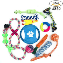 TUGME 12-piece pet rope toy set