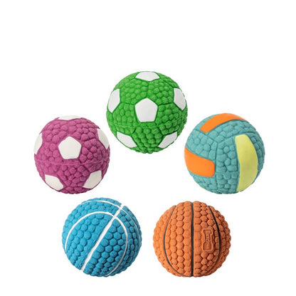 TUGME Rugby Tennis Dog Bite Sounding Ball Pet Toy
