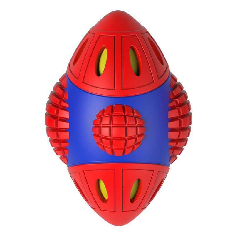 TUGME Space Capsule Rubber Puzzle Interactive Dog Toy