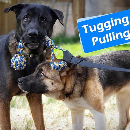 TUGME Pet Dog Tug Of War Rope Indoor Outdoor Bite Rope Toy