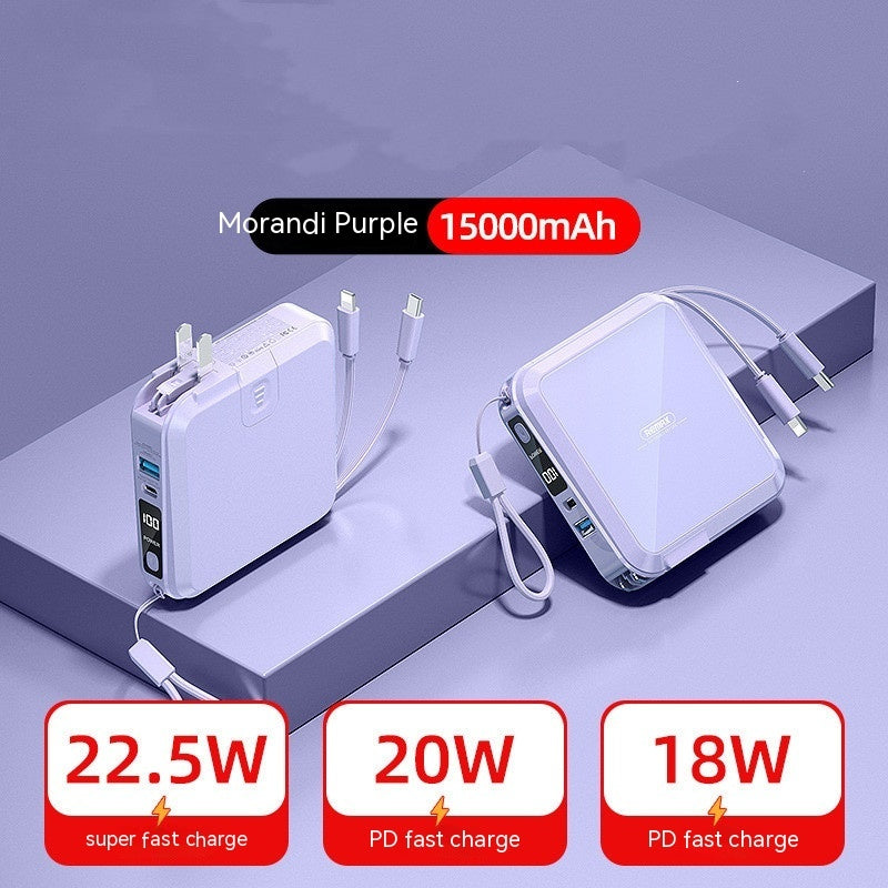 Unbounded Magnetic Power Bank With Plug