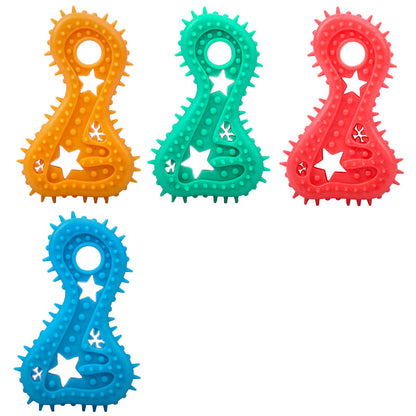 TUGME Pet Toys For Small Dogs Rubber Resistance To Bite Dog Toy Teeth Cleaning Chew Training Toys Pet Supplies Puppy Dogs