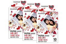 Fujifilm Instax Mini Instant Photo Film - Heart Sketch