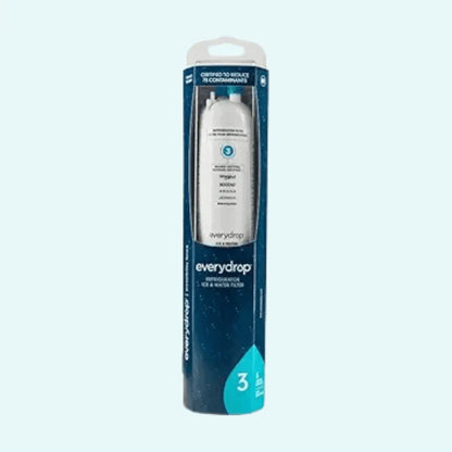 Genuine EveryDrop EDR3RXD1 Refrigerator Water Filter 3 Replacement for Whirlpool – 1 to 4 Pack