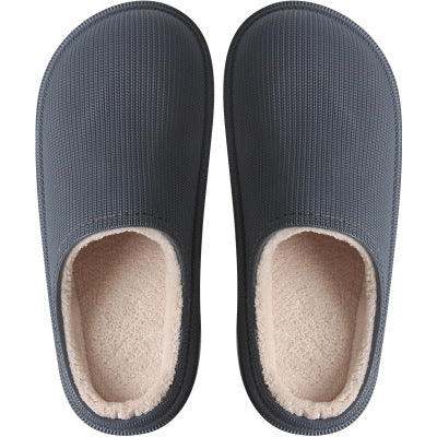 Women's platform outdoor cotton slippers