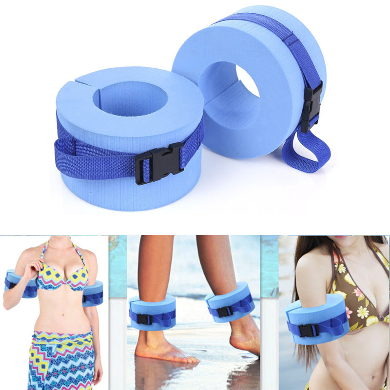 Swimming gaiters float