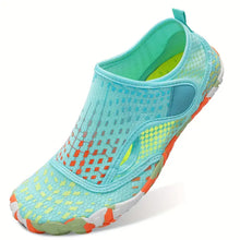 Women's Barefoot Aqua Shoes, Comfy Breathable Quick Drying Water Shoes, Suitable For Beach Diving Fitness Surfing for Koningsdag/King's Day Lake blue & other colors