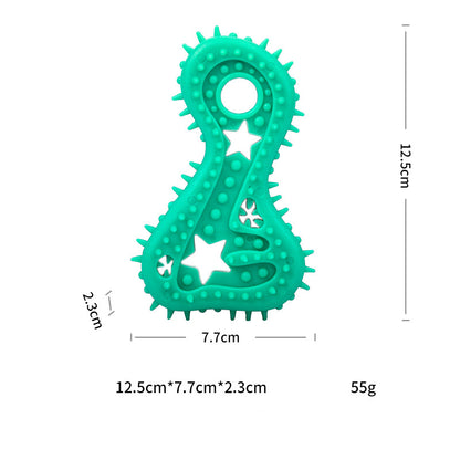 TUGME Pet Toys For Small Dogs Rubber Resistance To Bite Dog Toy Teeth Cleaning Chew Training Toys Pet Supplies Puppy Dogs