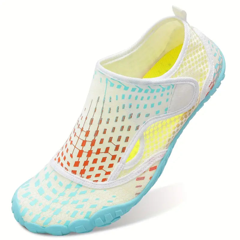 Women's Barefoot Aqua Shoes, Comfy Breathable Quick Drying Water Shoes, Suitable For Beach Diving Fitness Surfing for Koningsdag/King's Day Lake blue & other colors