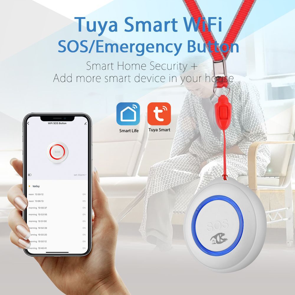 Elderly Sos Alarm Call Intelligent Wifi Emergency Button
