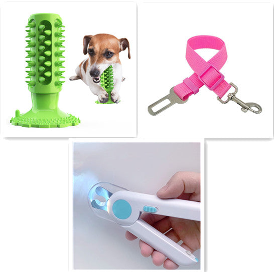 TUGME Teeth Cleaning Dog Toothbrush Sucker Molar Stick Dog Bite Toy