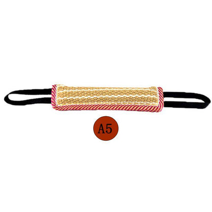 TUGME 30cm Molar Coarse Hemp Biting Stick, Bite-resistant Training Dog Stick, Dog Biting Stick, Dog Playing