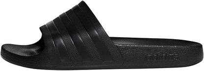 adidas Unisex Adilette Aqua Slides, Core Black/Core Black/Core Black, 8 UK