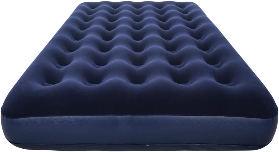 Bestway 67002 Adult Inflatable Mattress 1.91 m x 1.37 m x 22 cm Single, Navy Blue