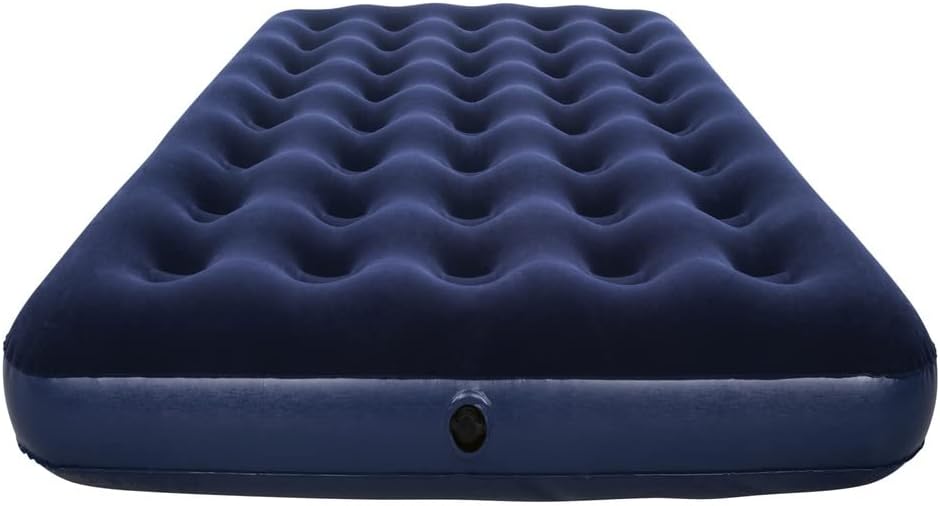 Bestway 67002 Adult Inflatable Mattress 1.91 m x 1.37 m x 22 cm Single, Navy Blue