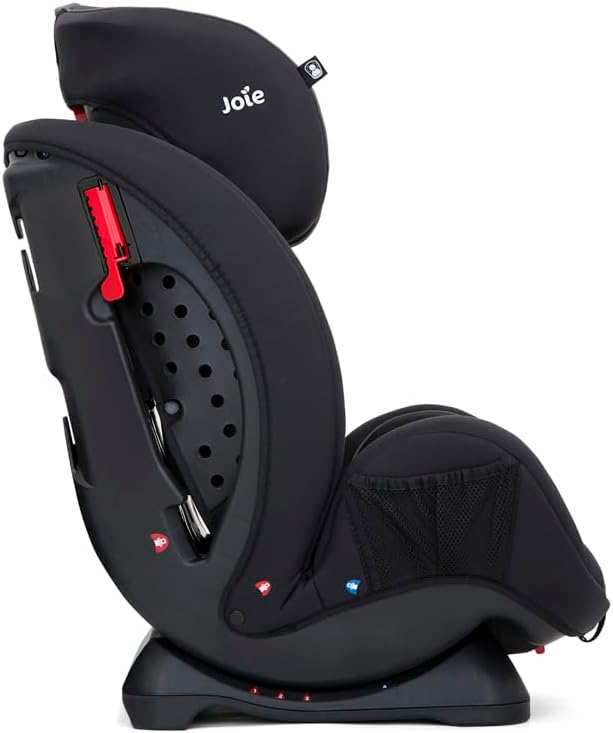 Joie Stages R44 from Birth Combination Group 0+1/2 Belted Car Seat (Birth - Approx. 7 Years, 0-25kg) - Coal