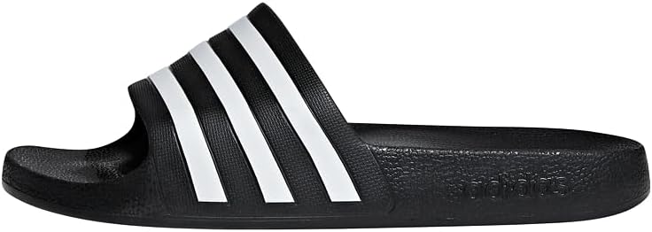 adidas Unisex Adilette Aqua Slides, Core Black/Cloud White/Core Black, 8 UK
