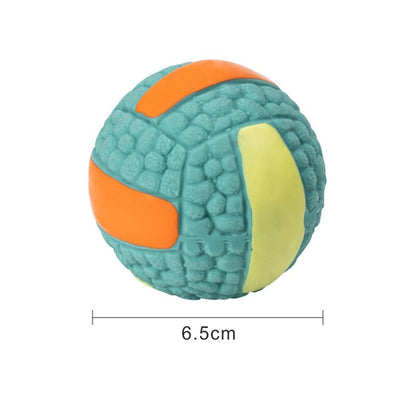 TUGME Rugby Tennis Dog Bite Sounding Ball Pet Toy