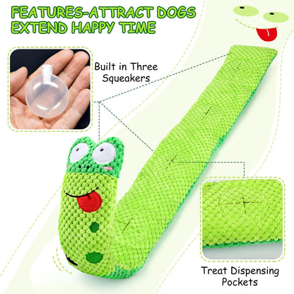 TUGME Squeak Dog Toys Stress Release Game For Boredom Dog Puzzle Toy IQ Training Snuffle Toys Foraging Instinct Training Suitable For Small Medium And Large Dogs