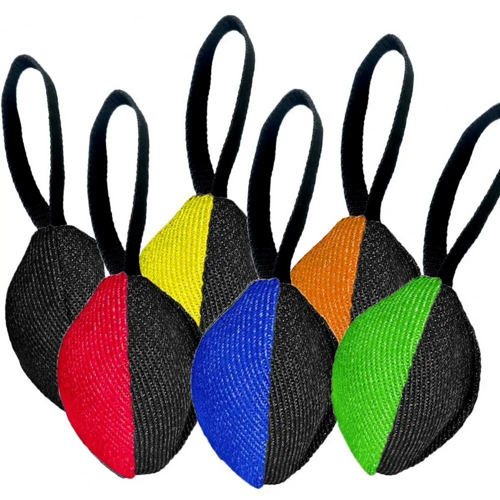 TUGME Linen Tug Toy With Pull Tab Durable Interactive Dog Training Tool For Prey Drive Retrieval Agility Development
