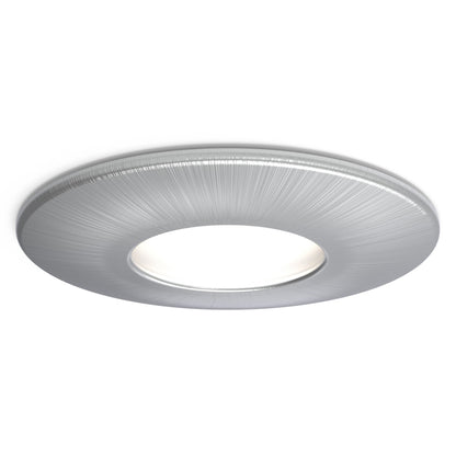 4lite IP20 GU10 Fire-Rated Downlight - Satin Chrome