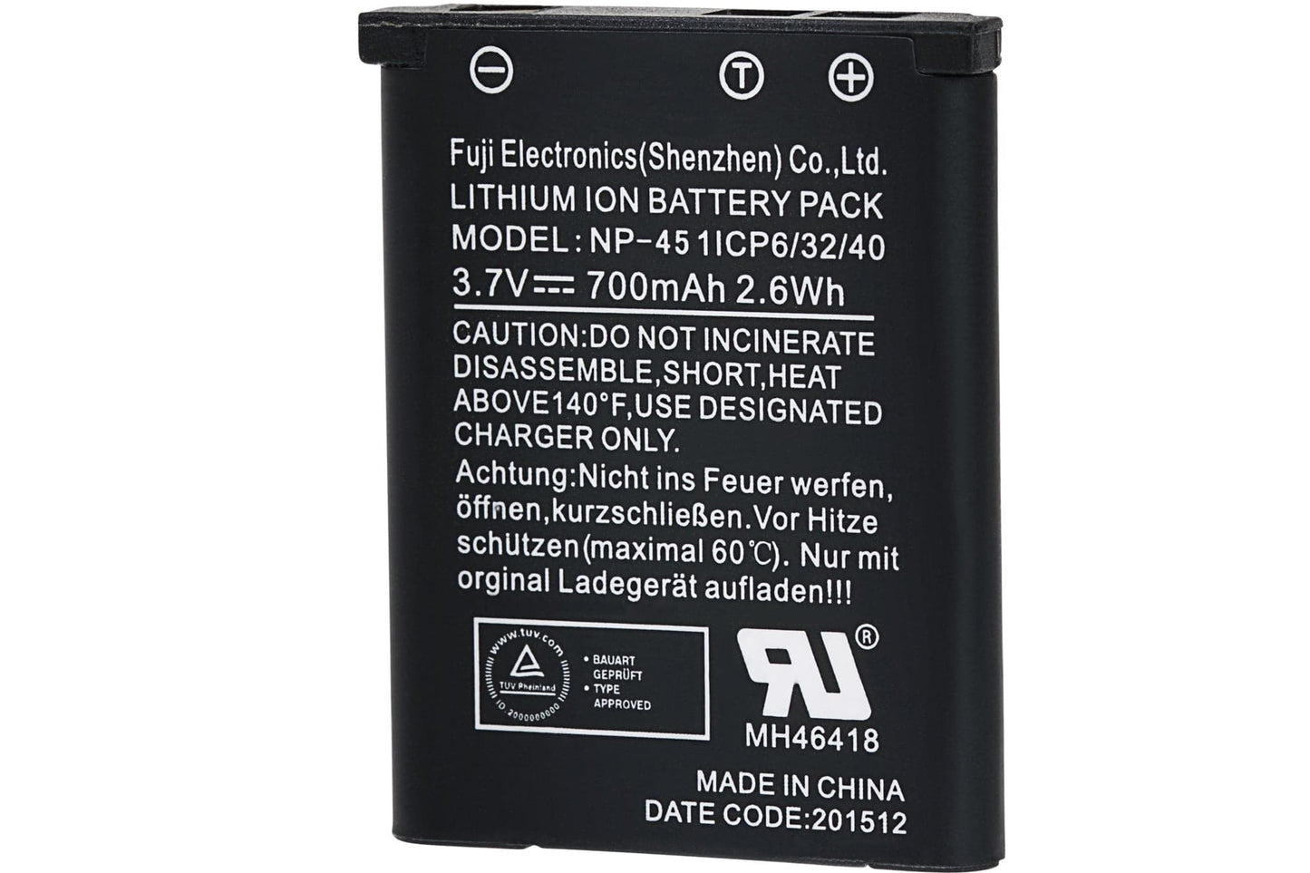 PRAKTICA NP-45 Rechargeable Battery Pack for WP240 Z250 Z212 & Fuji Cameras