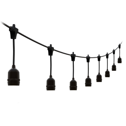 4lite Festoon Outdoor String Light E27 Screw Lamp Holders (Bulbs Not Included)