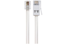 Maplin RJ11 to BT Plug BT- 431A Telephone Modem Cable - White, 3m