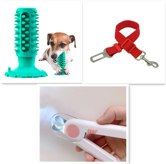 TUGME Teeth Cleaning Dog Toothbrush Sucker Molar Stick Dog Bite Toy