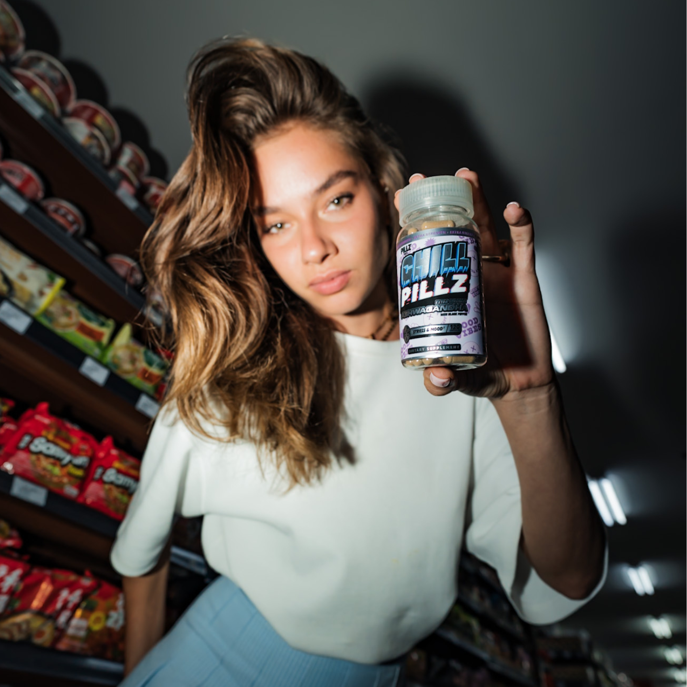 ChillPillz™ - Ashwagandha Extra Strength – 3000mg Root Extract with Black Pepper