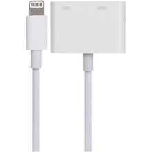 Maplin Lightning to HDMI / Lightning Charging Port Adapter - White