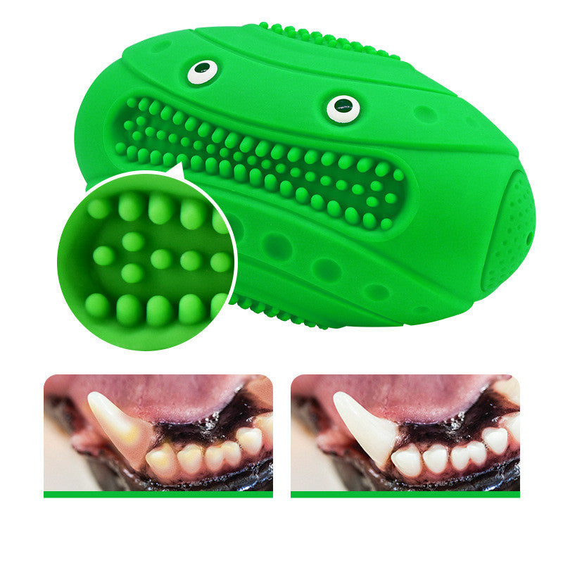 TUGME Creative Frog Rugby Water Floating Dog Toy Sound