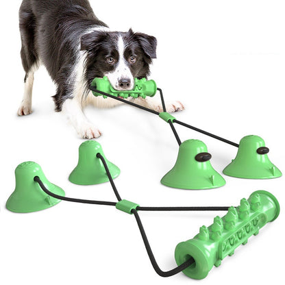 TUGME Suction Cup Molar Toy Chewing Bite Leaking Toy