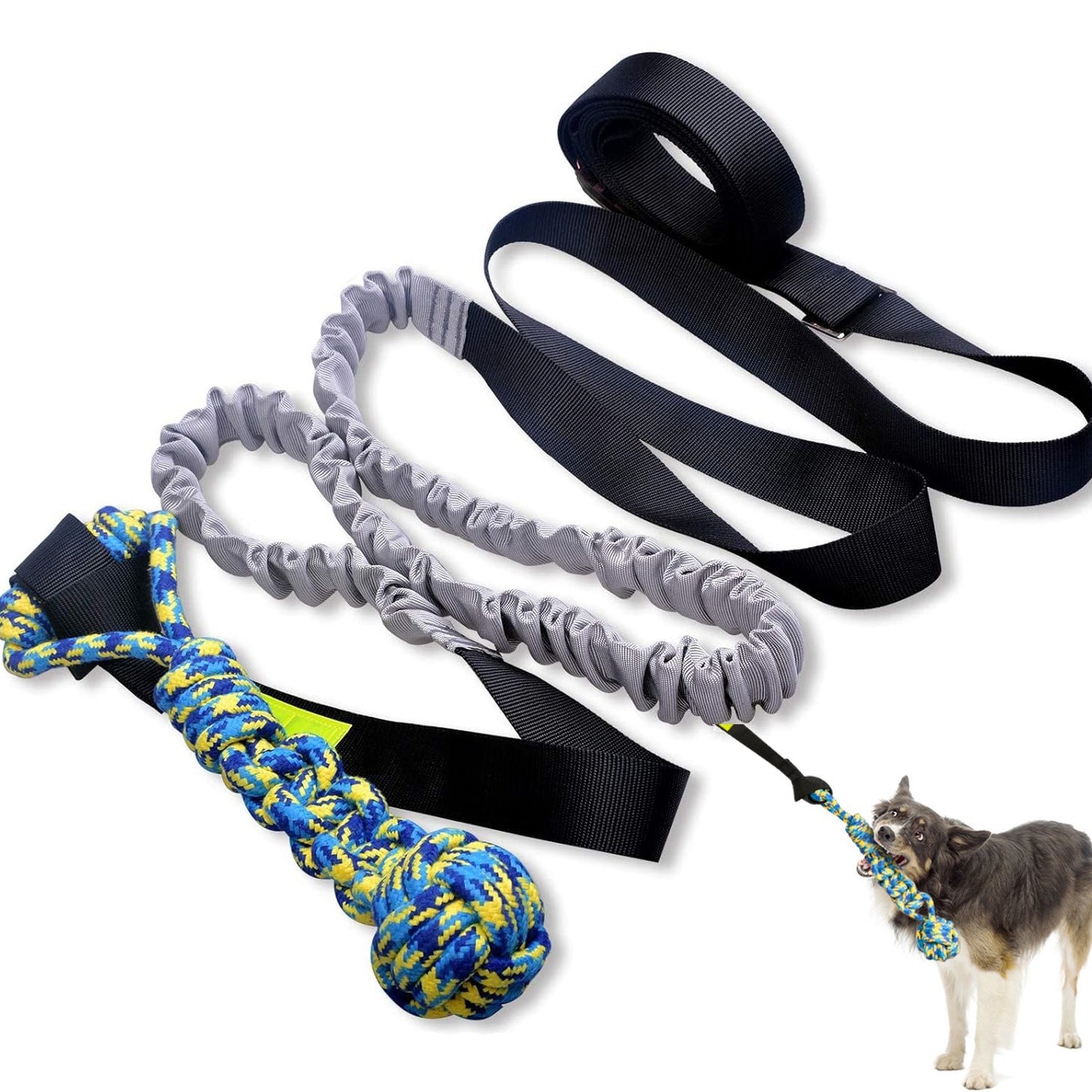 TUGME Pet Dog Tug Of War Rope Indoor Outdoor Bite Rope Toy