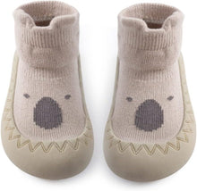 Toddler Sock Shoes Cute Baby First Walking Shoes Soft Sole with Grips for Boys Girls