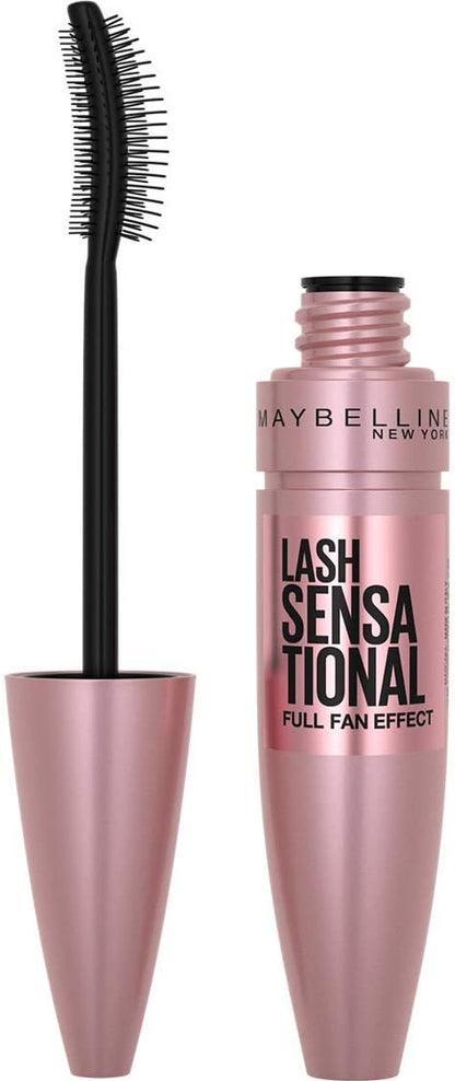 Maybelline New York, Volume Mascara, Lash Sensational, Colour: Very Black, 9.5 mL