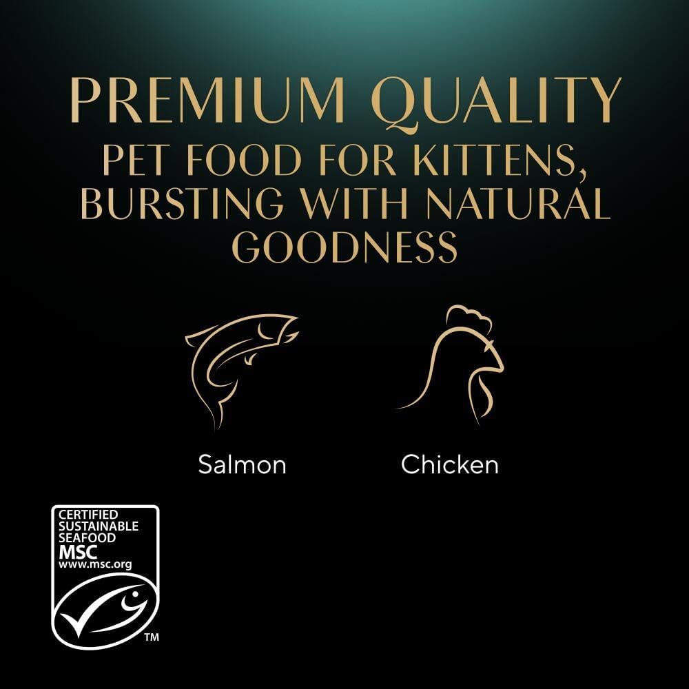 Sheba Sauce Collection Cat Food Pouch for Kitten Mixed Selection in Gravy 40x85g