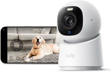eufy Security Indoor Cam E30 4K UHD Indoor Security Camera, Latest Generation, Dog/Baby/Pet Camera, Colour Night Vision, Human/Pet Auto Tracking, 360° Surveillance, Works with Homekit