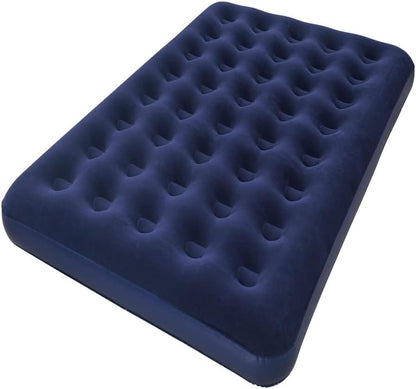 Bestway 67002 Adult Inflatable Mattress 1.91 m x 1.37 m x 22 cm Single, Navy Blue