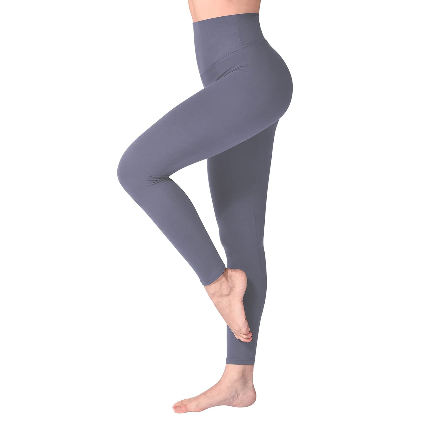 SINOPHANT High Waisted Leggings for Women, Buttery Soft Elastic Opaque Tummy Control Leggings,Plus Size Workout Gym Yoga Stretchy Pants