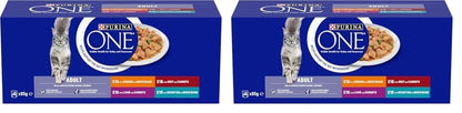PURINA ONE Mini Fillets Mixed Selection in Gravy Wet Cat Food 40x85g