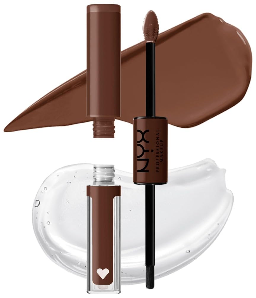NYX Professional Makeup Lip Gloss, High Pigment, Long Lasting Lip Shine, No Transfer, Shine Loud, Never Basic